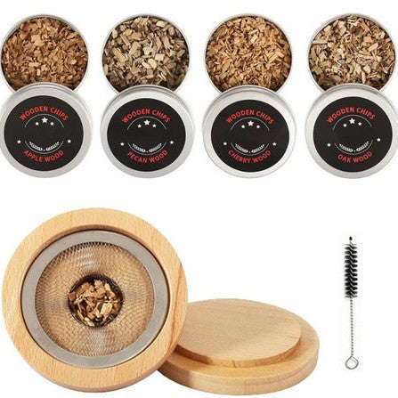 Whiskey Cocktail Smoker Set with Wood Chips