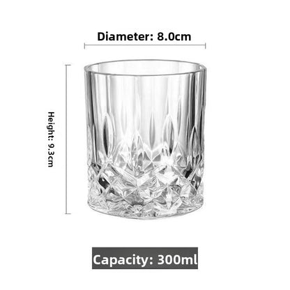 Whiskey Glasses with Sword Pattern