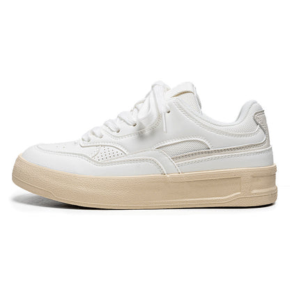 White canvas sneakers for sports and casual wear