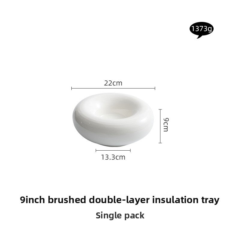 White Ceramic Insulation Plate