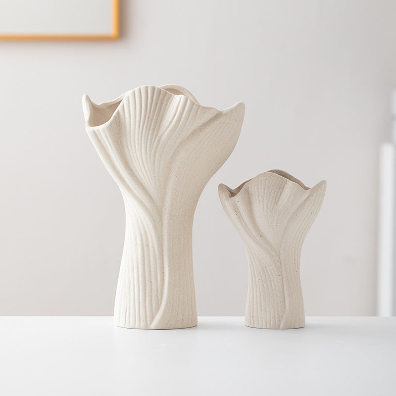 White Ceramic Vase Ornaments