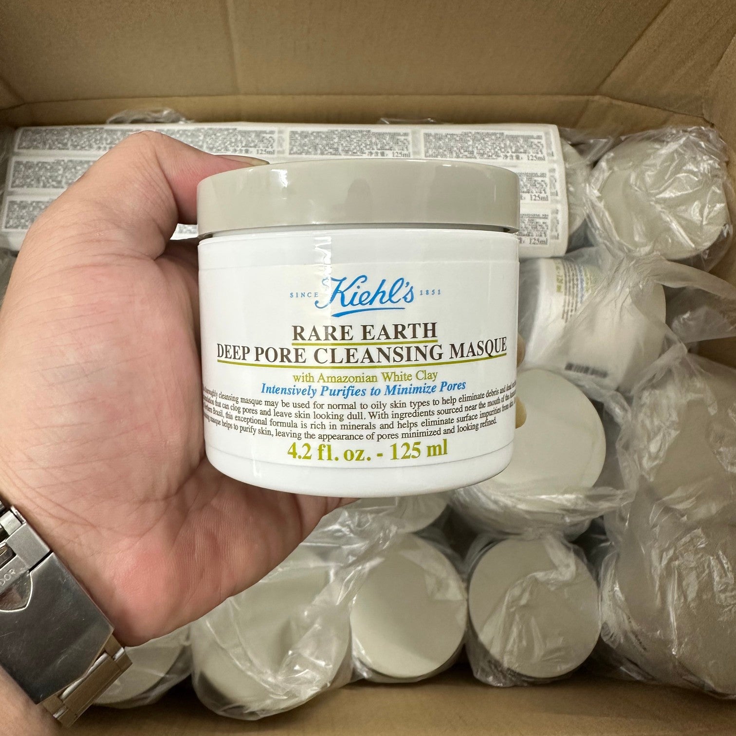 White clay mask