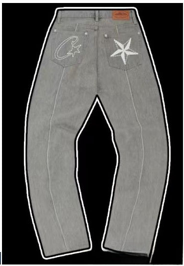 White denim suit, western cowboy jacket