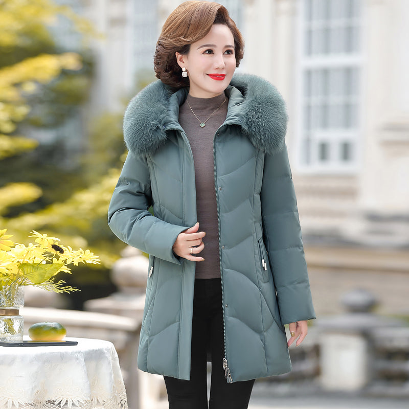 White duck down jacket