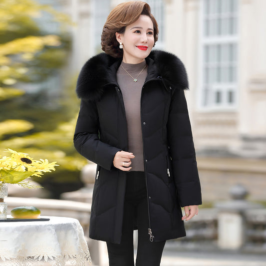 White duck down jacket
