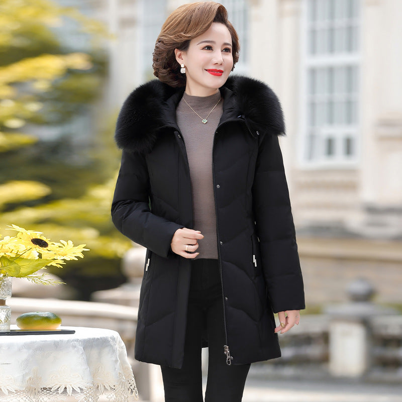 White duck down jacket