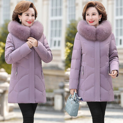 White duck down jacket