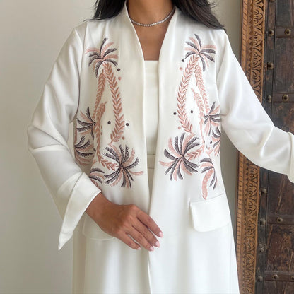 White elegant robe