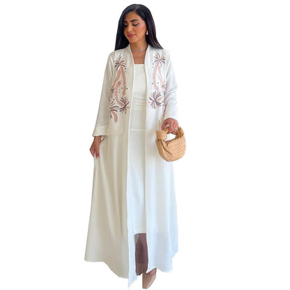 White elegant robe