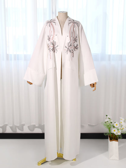 White elegant robe