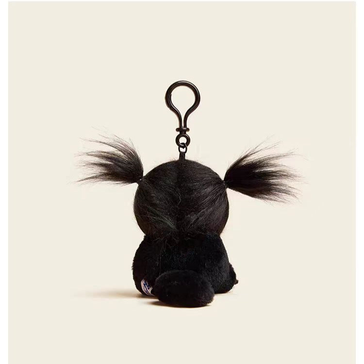 White-faced monkey doll bag pendant