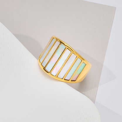 White Fritillaria Ring