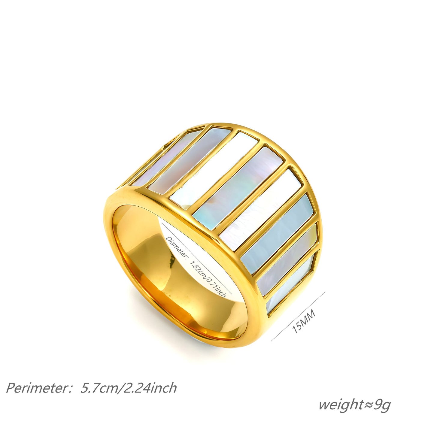 White Fritillaria Ring