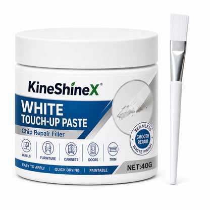 White furniture repair paste