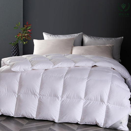 White goose down and duck down quilt