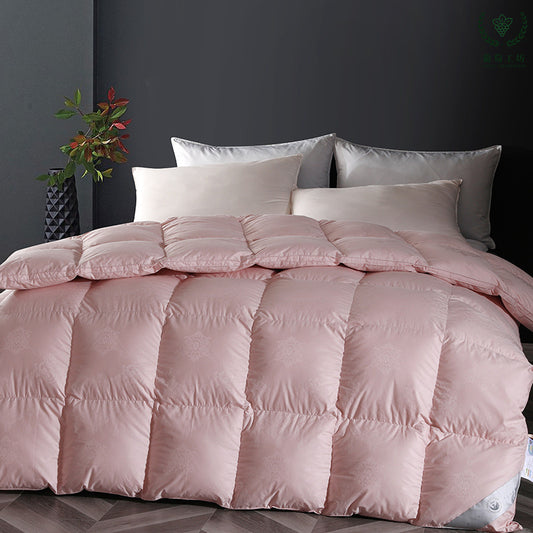 White goose down and duck down quilt