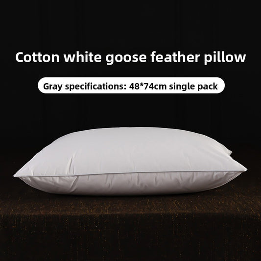 White Goose Feather Pillow