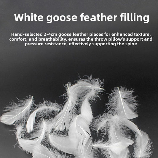 White Goose Feather Pillow