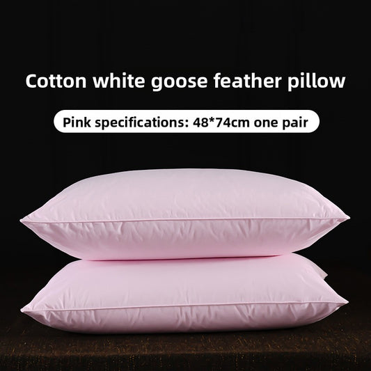 White Goose Feather Pillow