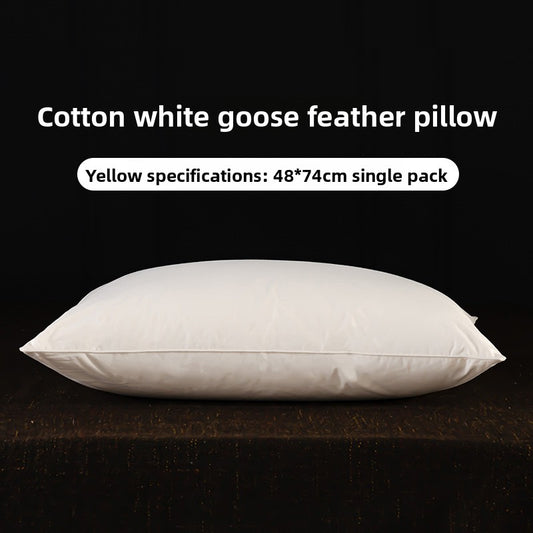 White Goose Feather Pillow