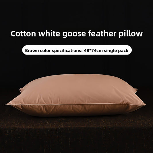 White Goose Feather Pillow