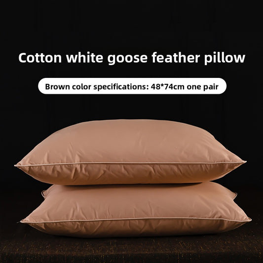 White Goose Feather Pillow
