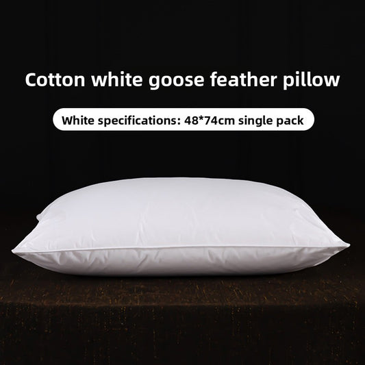 White Goose Feather Pillow