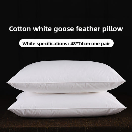 White Goose Feather Pillow