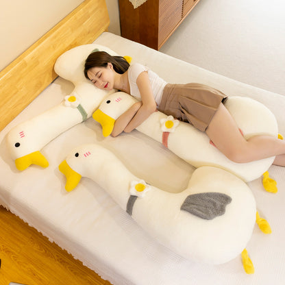 White goose pillow