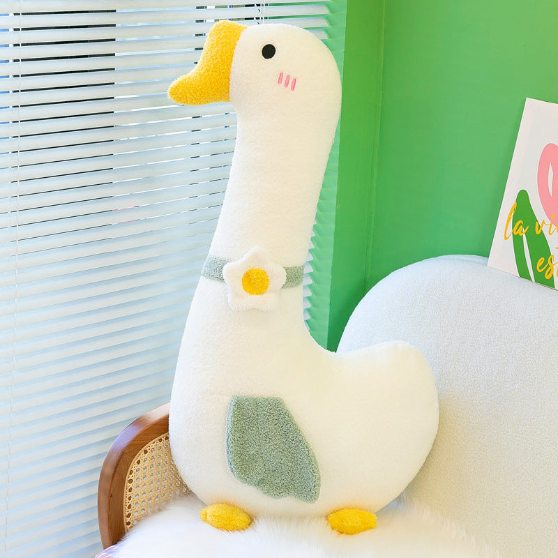 White goose pillow
