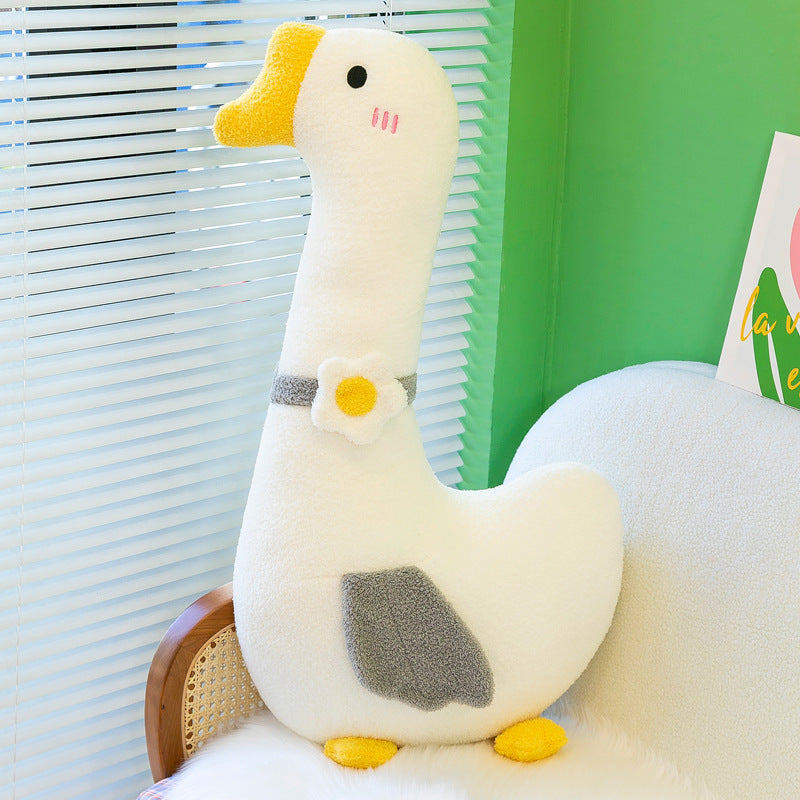 White goose pillow