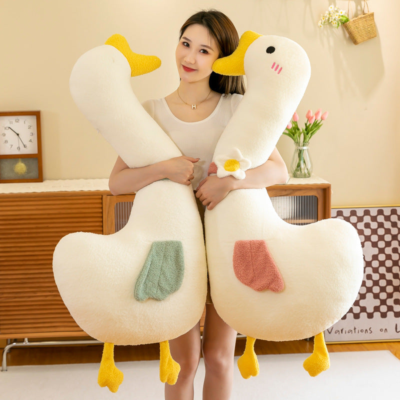 White goose pillow
