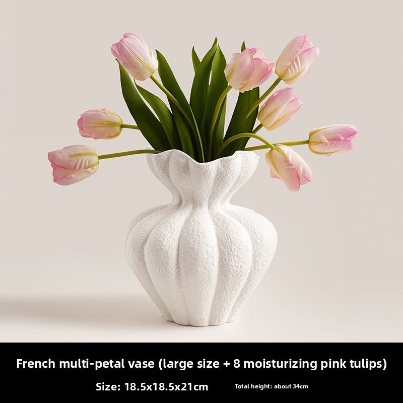 White high-end decorative vase