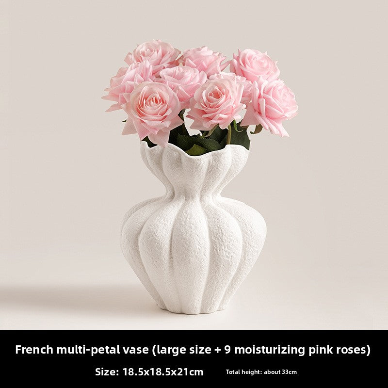 White high-end decorative vase