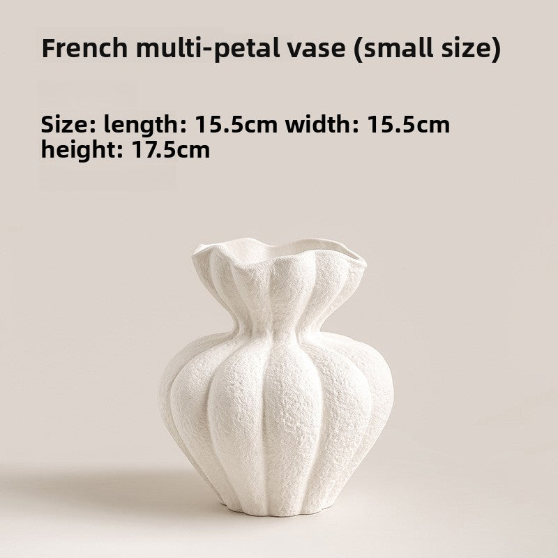 White high-end decorative vase