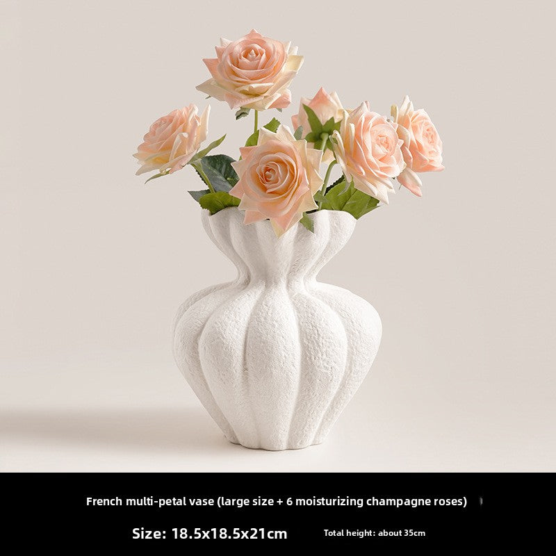 White high-end decorative vase