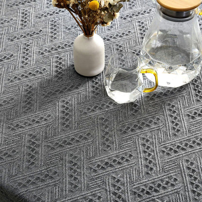 White ins decorative tablecloth