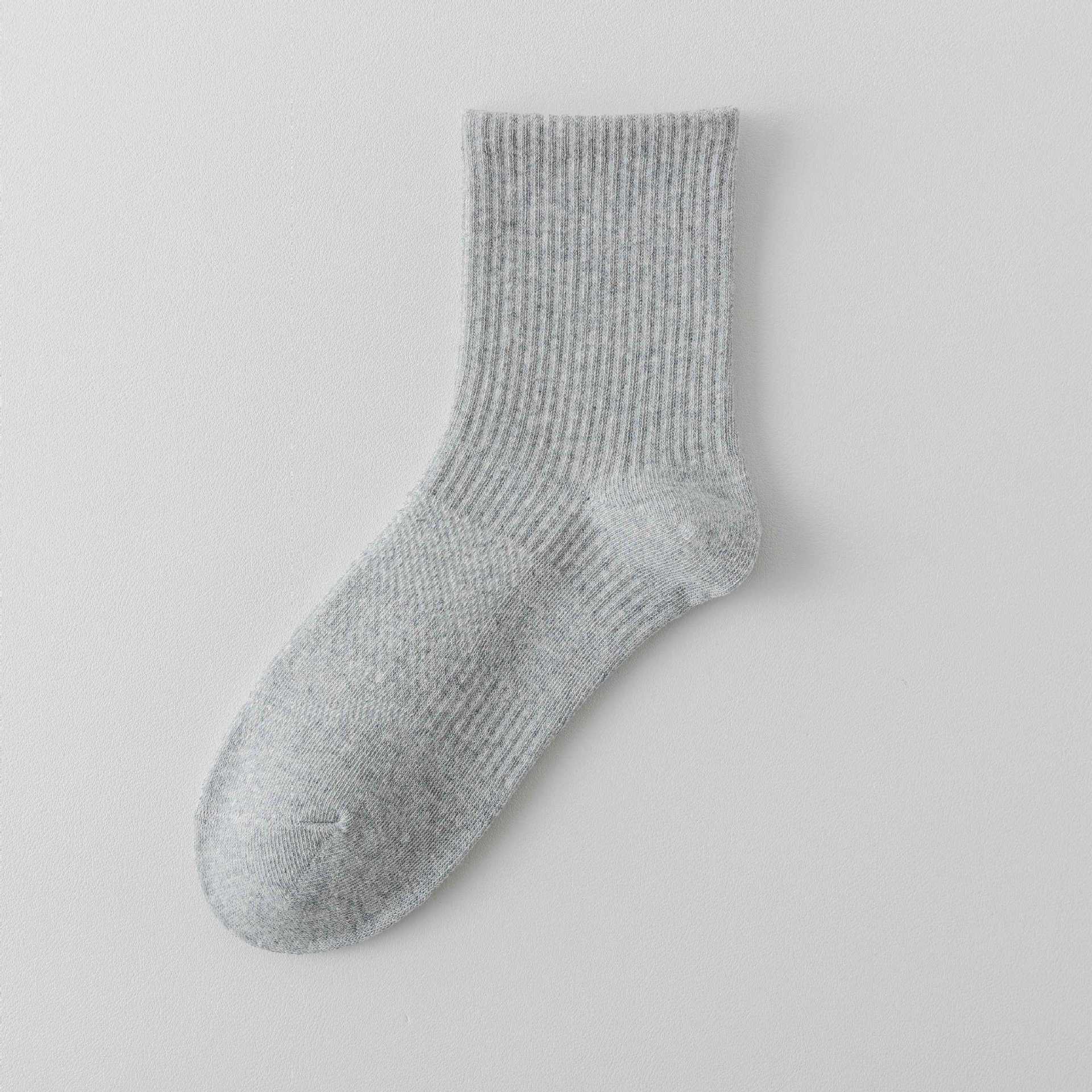 White mid-calf socks