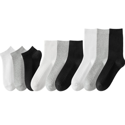 White mid-calf socks