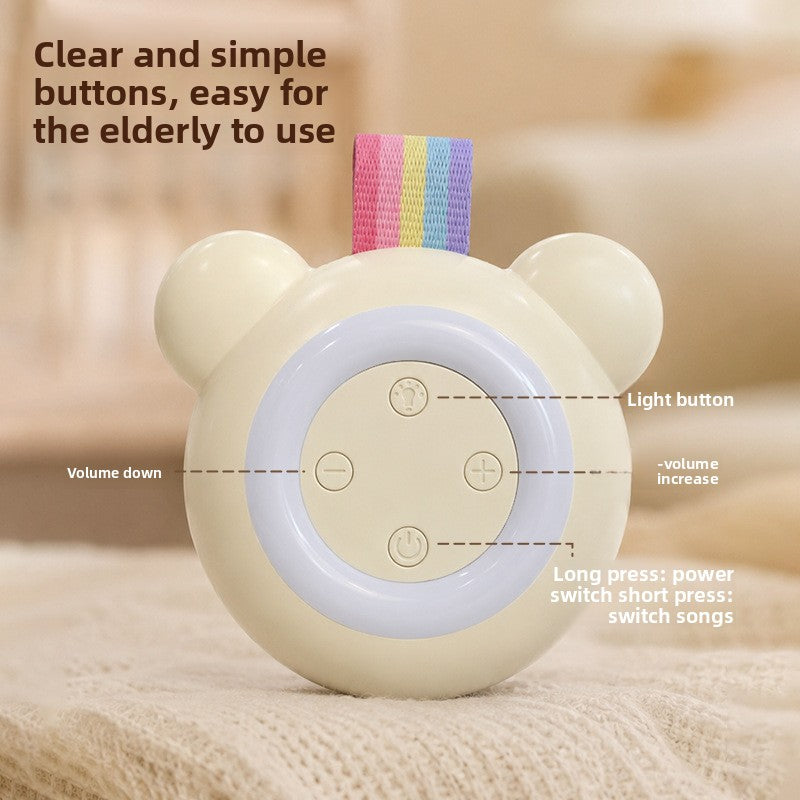 White Noise Baby Sleep Soother with Intelligent Cry Detection and Colorful Night Light