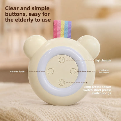 White Noise Baby Sleep Soother with Intelligent Cry Detection and Colorful Night Light