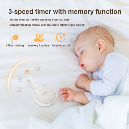 White Noise Timer, Long-Lasting Sleep Aid for Babies, White Noise Baby Sleep Companion, Various Wind and Rain Sounds