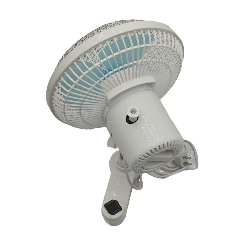 White Oscillating Clip Fan for Indoor Plants