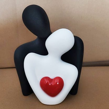 White porcelain sculpture