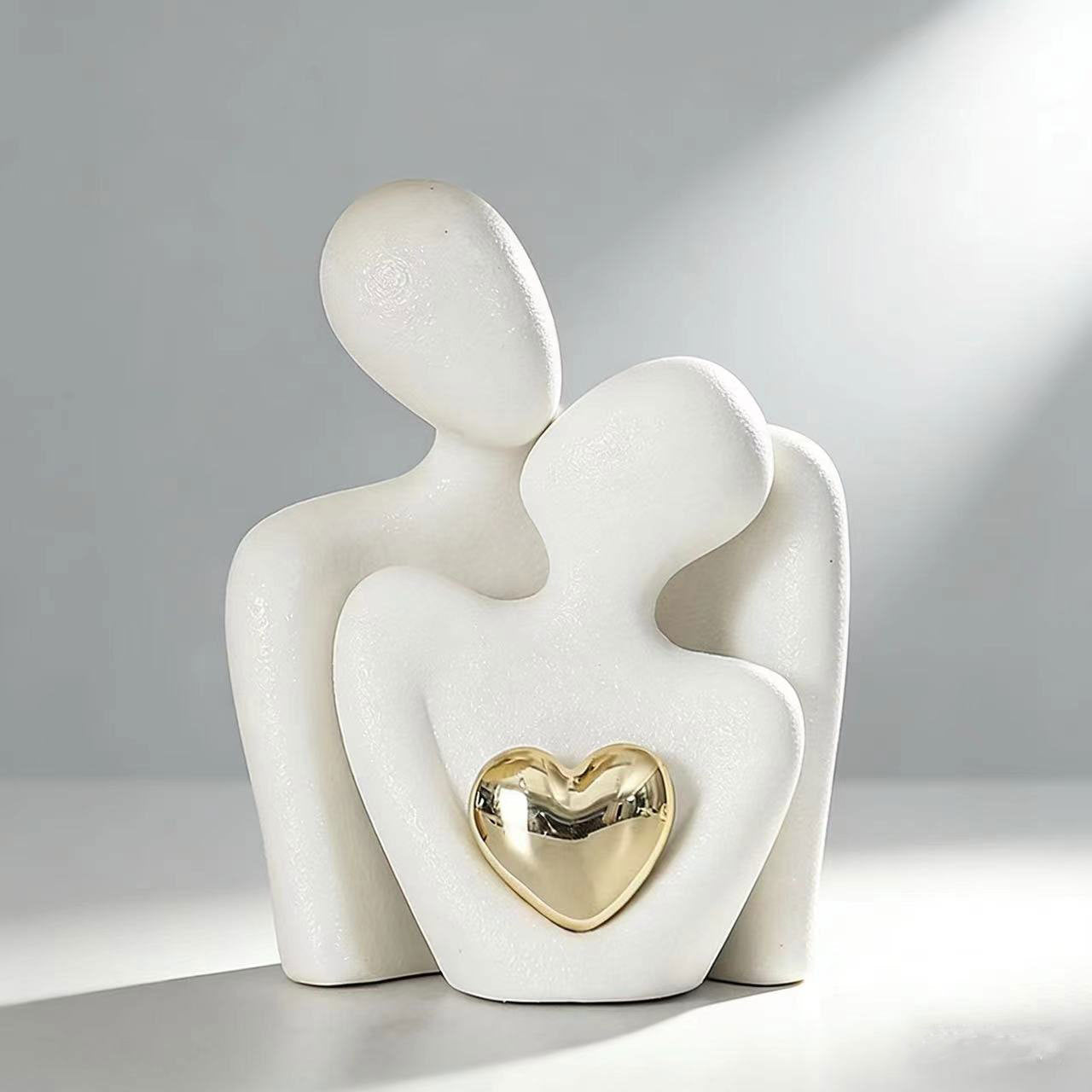 White porcelain sculpture