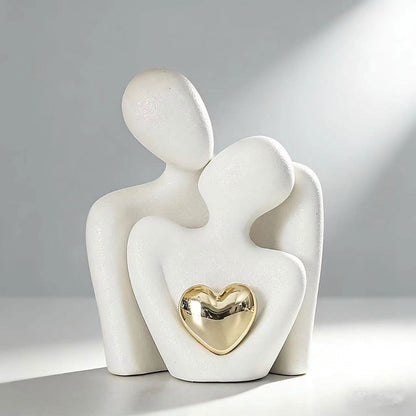 White porcelain sculpture
