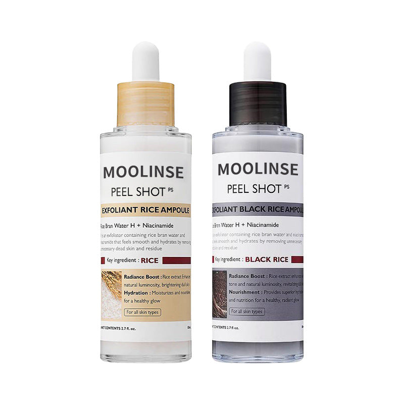 White rice and black rice exfoliating essence