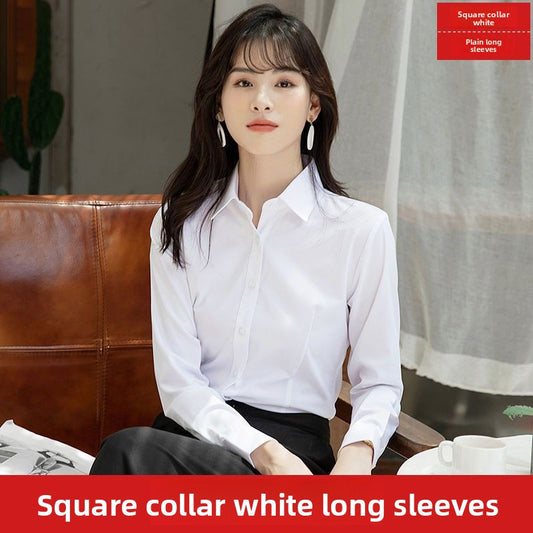 White shirt for women, long and short sleeves