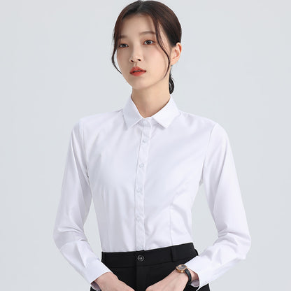 White Shirt Women's Long Sleeve Spring and Autumn New