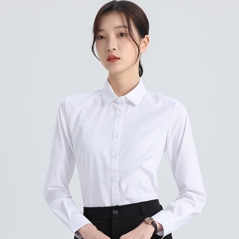 White Shirt Women's Long Sleeve Spring and Autumn New